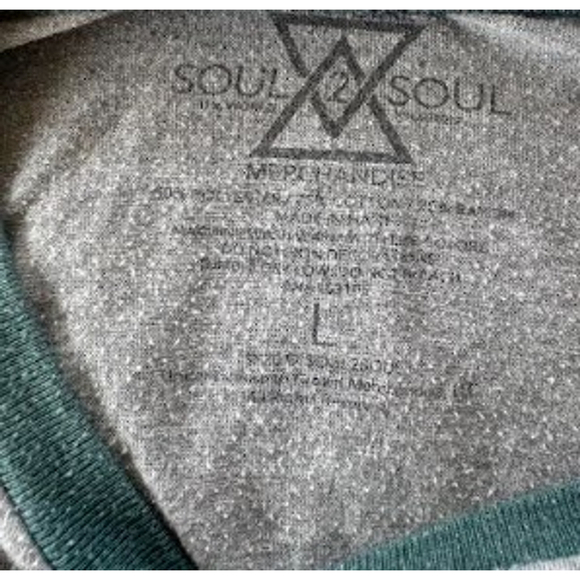 Tim McGraw Faith Hill Soul 2 Soul World Tour Shirt Sz Lg - Picture 3 of 3